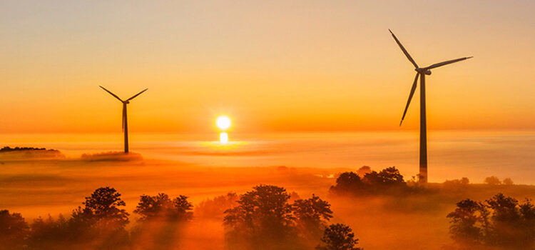 Renewable energy provides green electricity